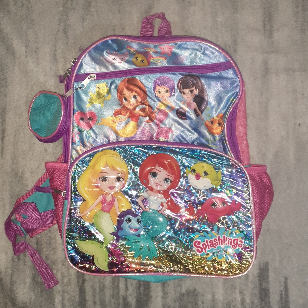 Girls splashlings bookbag nwot